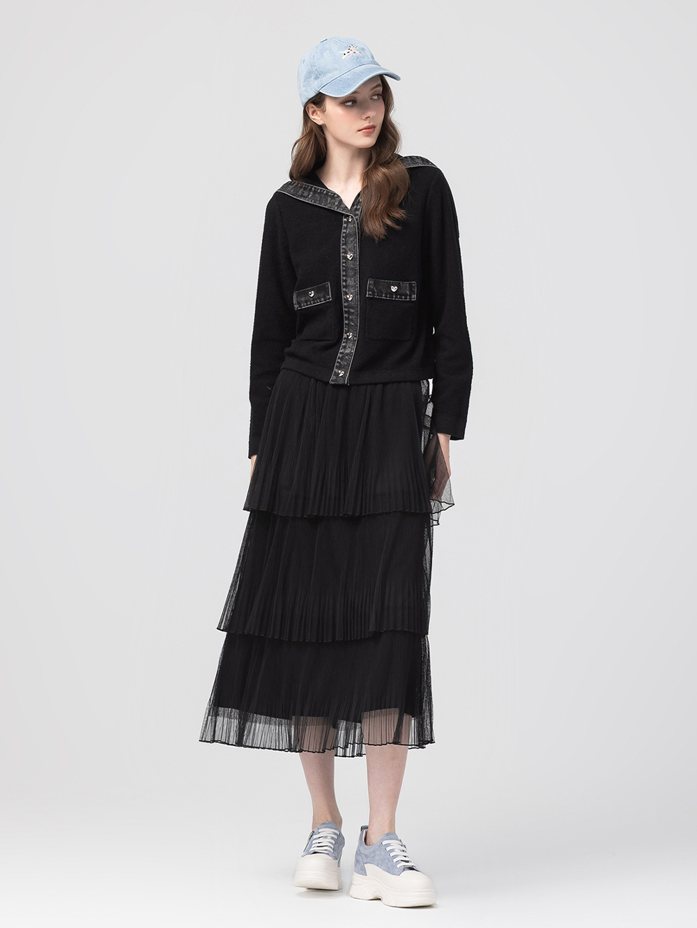 abito氣質網紗長裙