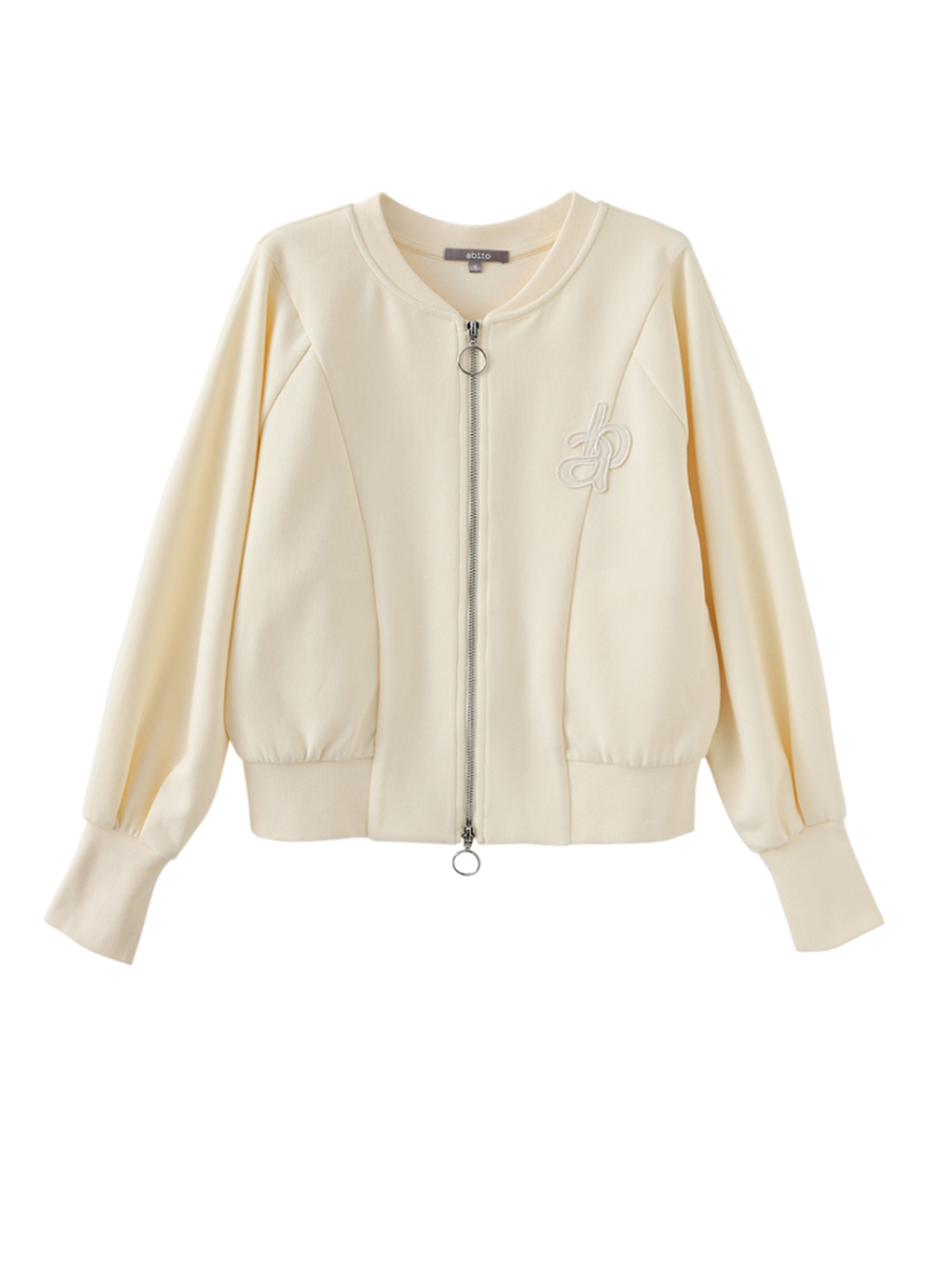 abito棉質布繡圓領外套