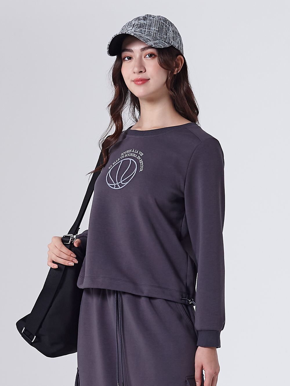 DITA運動風籃球大學T