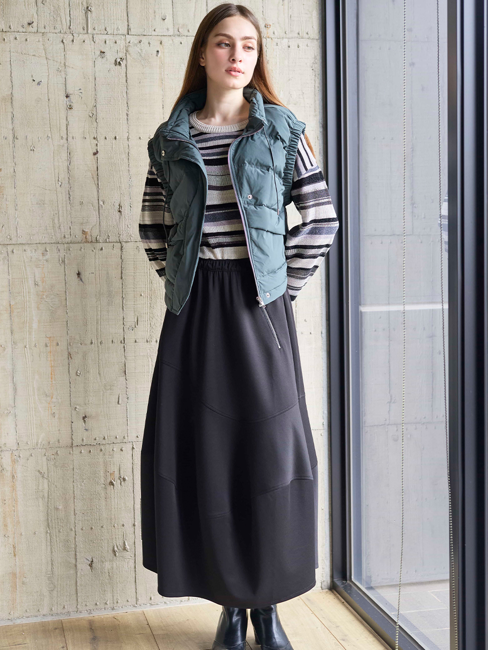 DENOVO立體剪裁彈性氣球裙