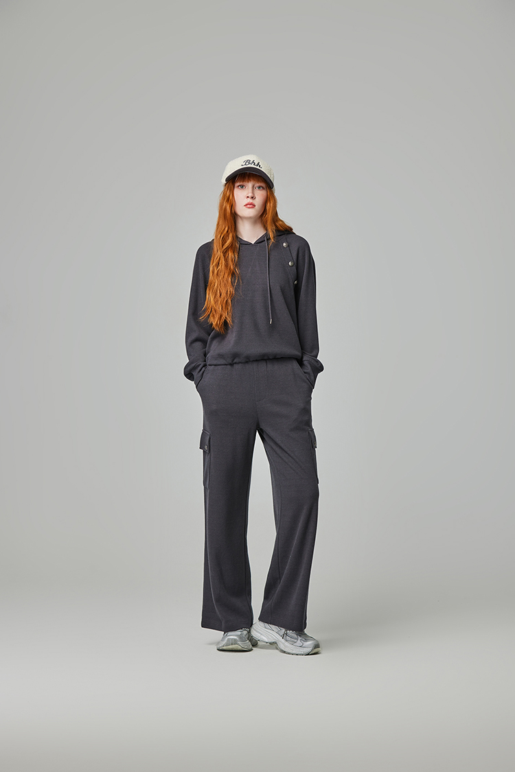 abito休閒連帽抽繩上衣