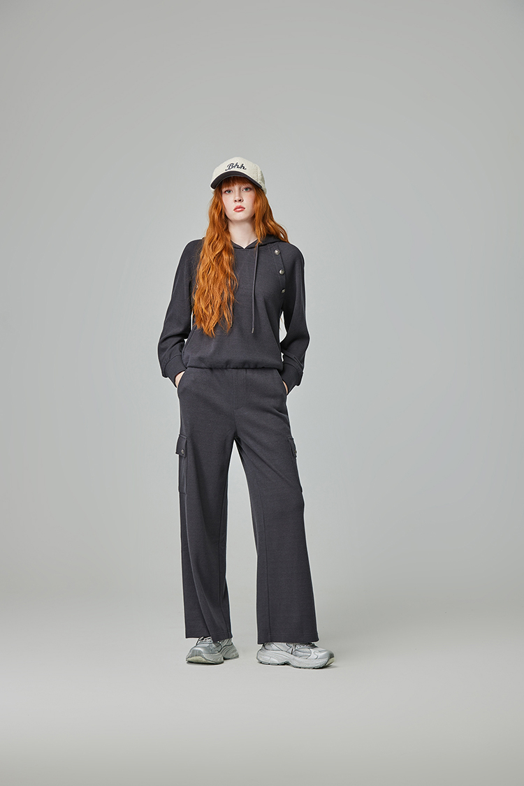 abito休閒連帽抽繩上衣