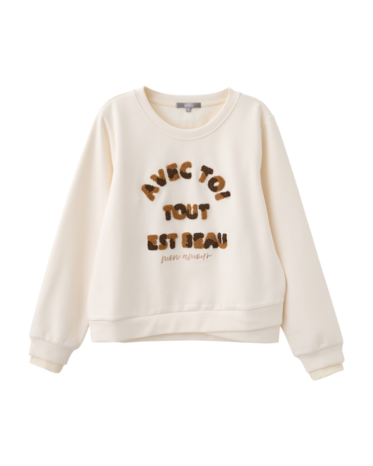 abito可愛立體字樣上衣