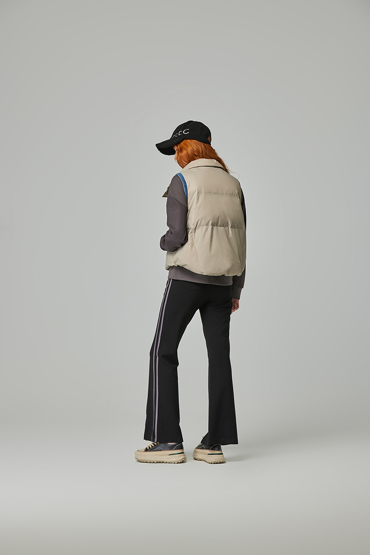 abito舒適彈性鬆緊腰頭褲