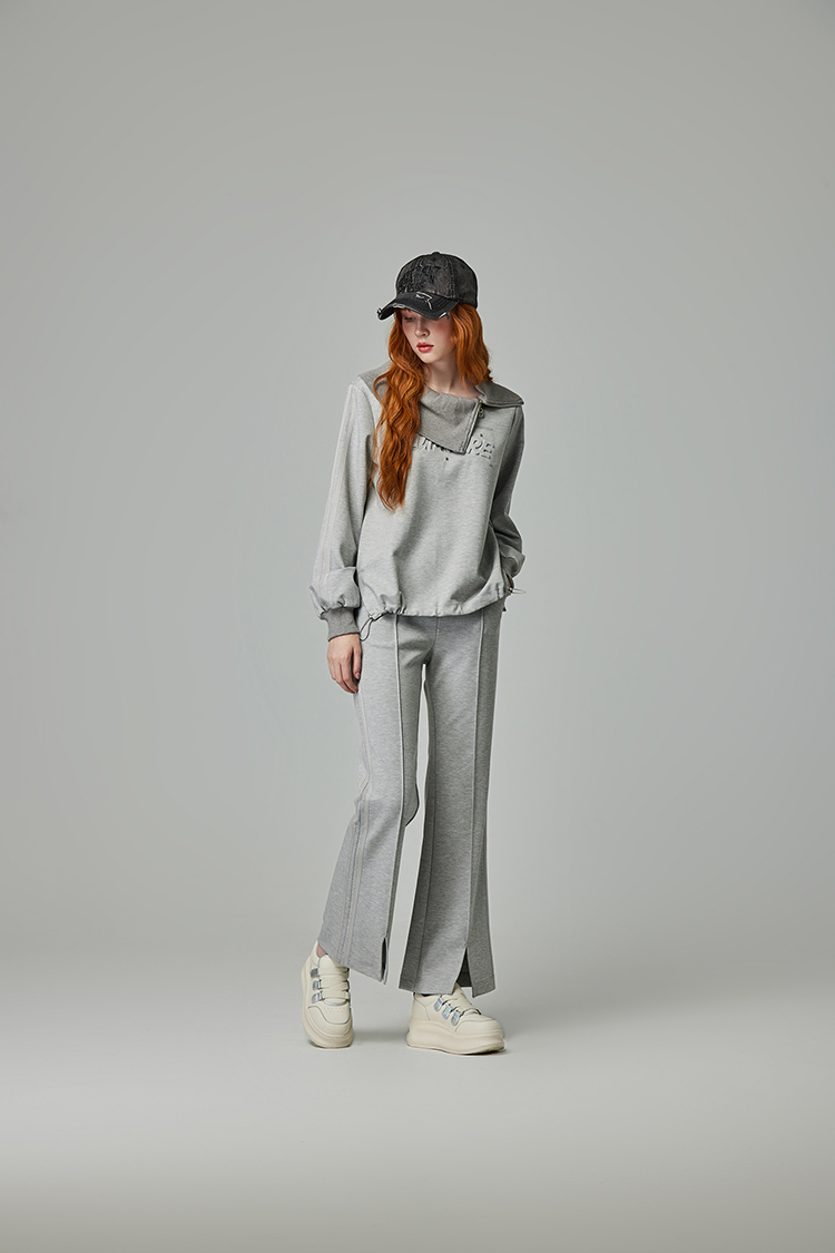 abito舒適彈性鬆緊腰頭褲