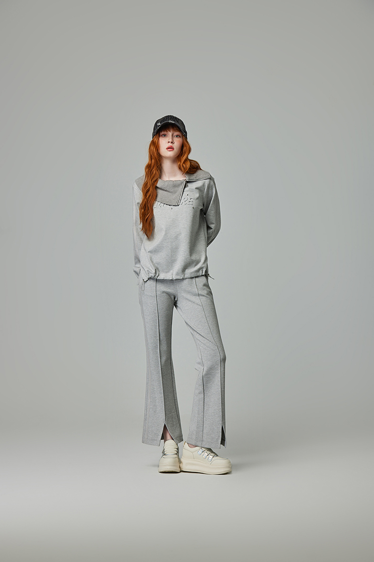 abito舒適彈性鬆緊腰頭褲