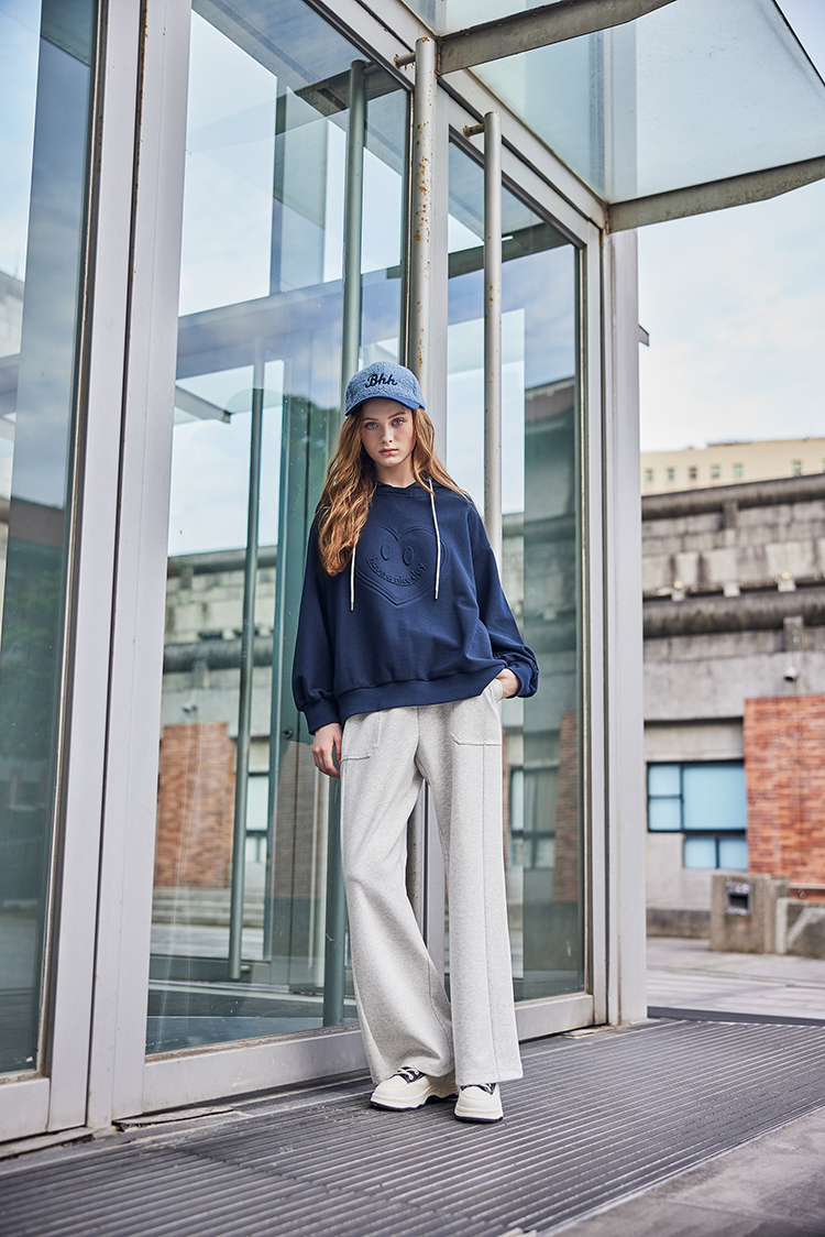 abito立體繡笑臉長褲