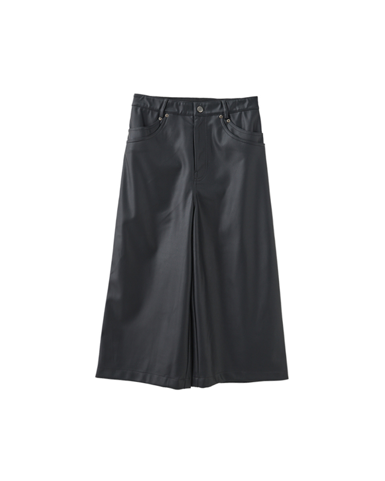 abito秋季皮革七分褲