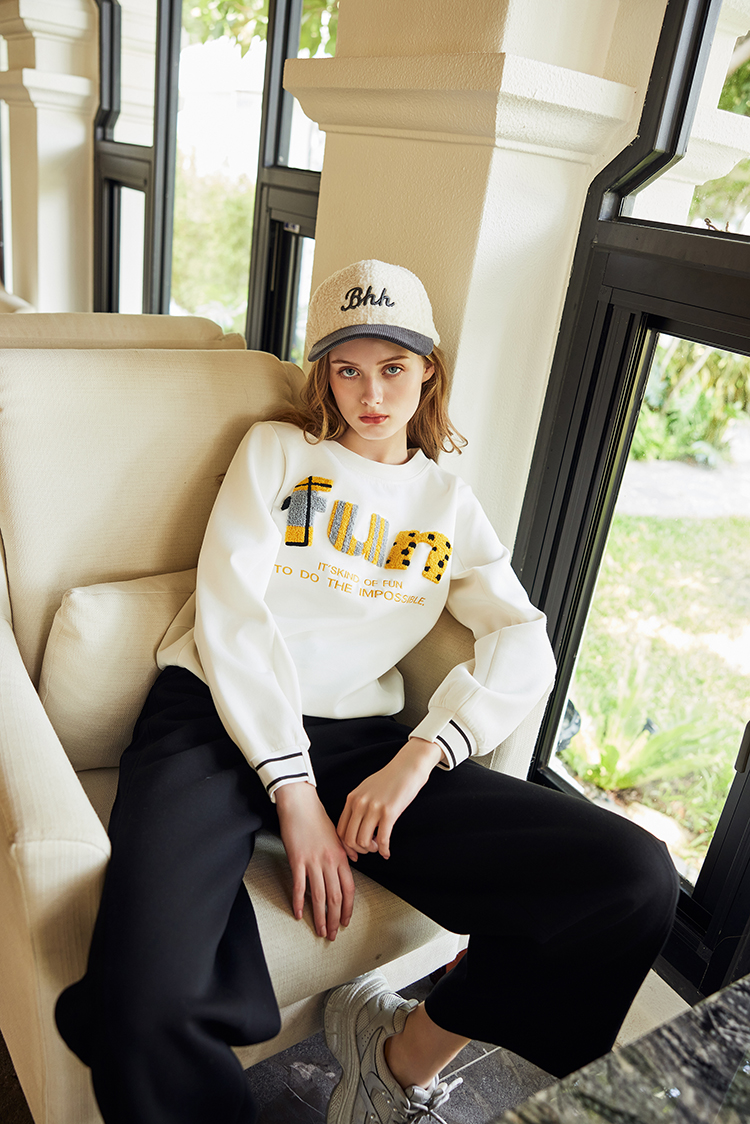 abito俐落寬鬆彎刀褲