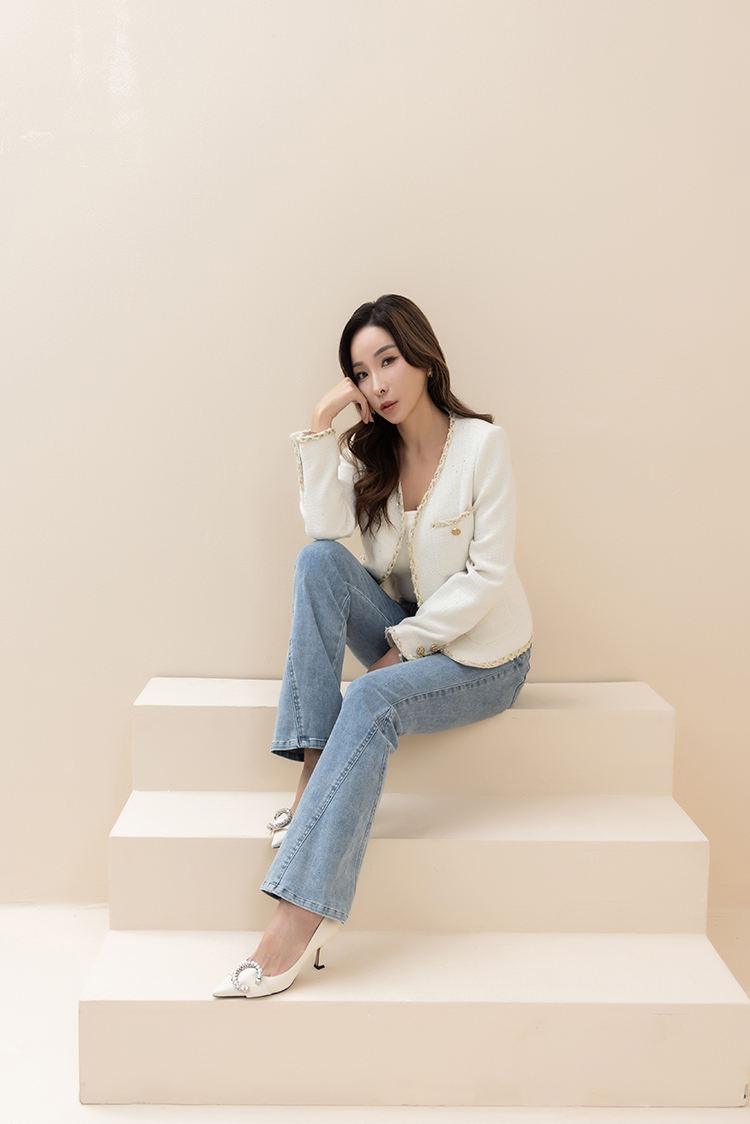 CHANG YU x abito棉質微喇叭牛仔褲