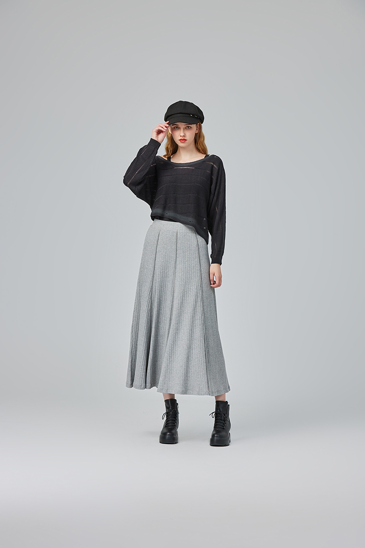 abito個性特殊剪裁長裙