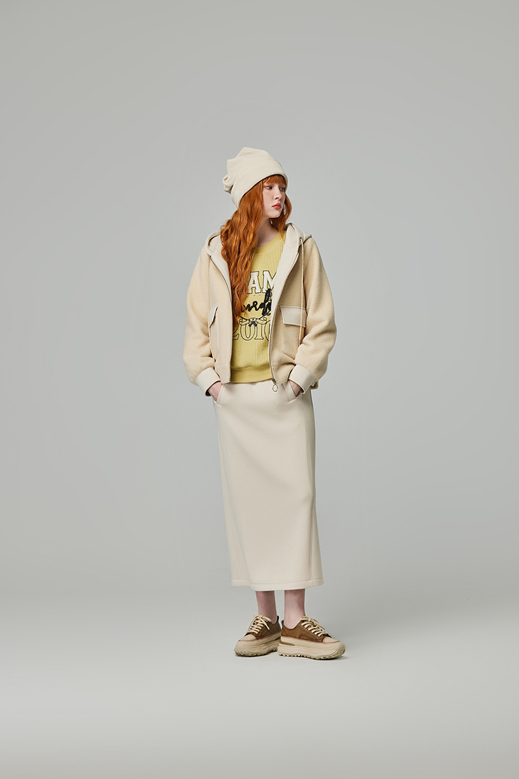 abito慵懶休閒鬆緊腰頭長裙