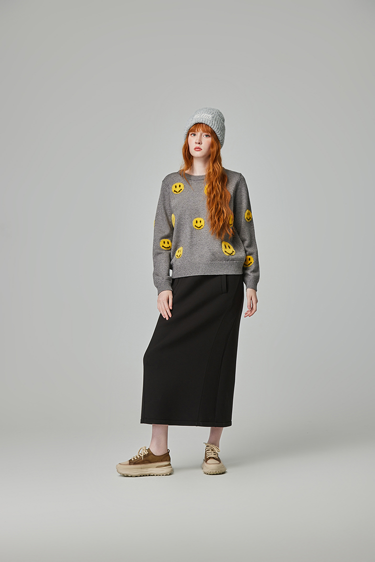 abito慵懶休閒鬆緊腰頭長裙