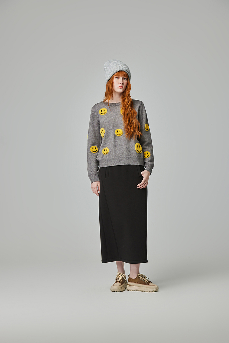 abito慵懶休閒鬆緊腰頭長裙