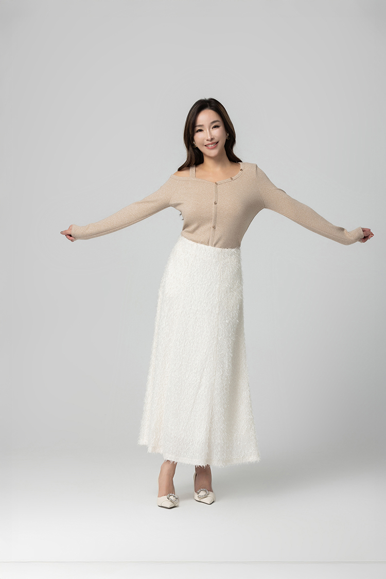 CHANG YU x abito時髦亮片A字短裙