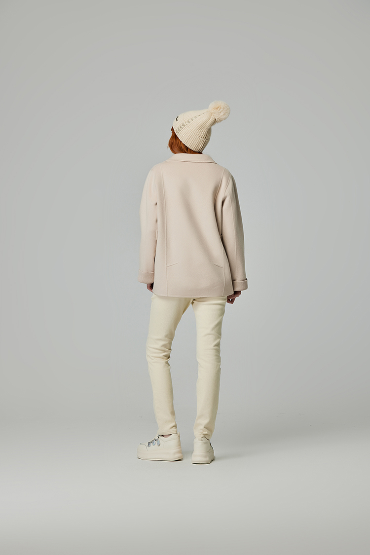 abito簡約質感翻領大衣