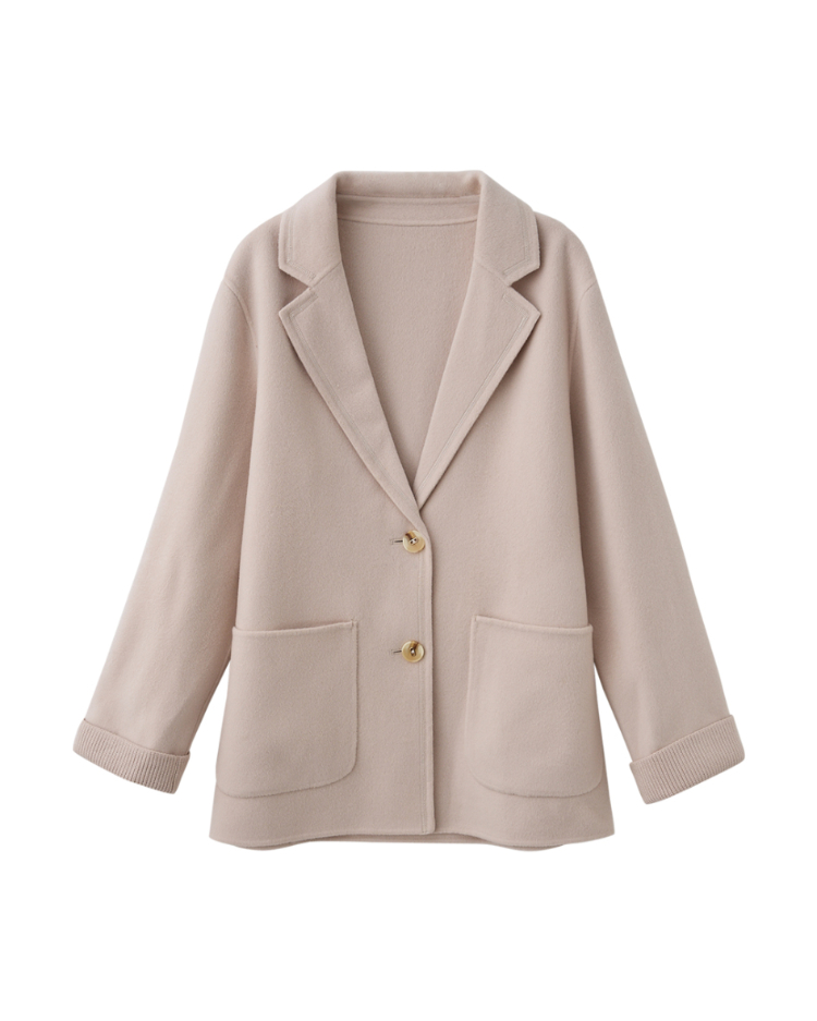 abito簡約質感翻領大衣