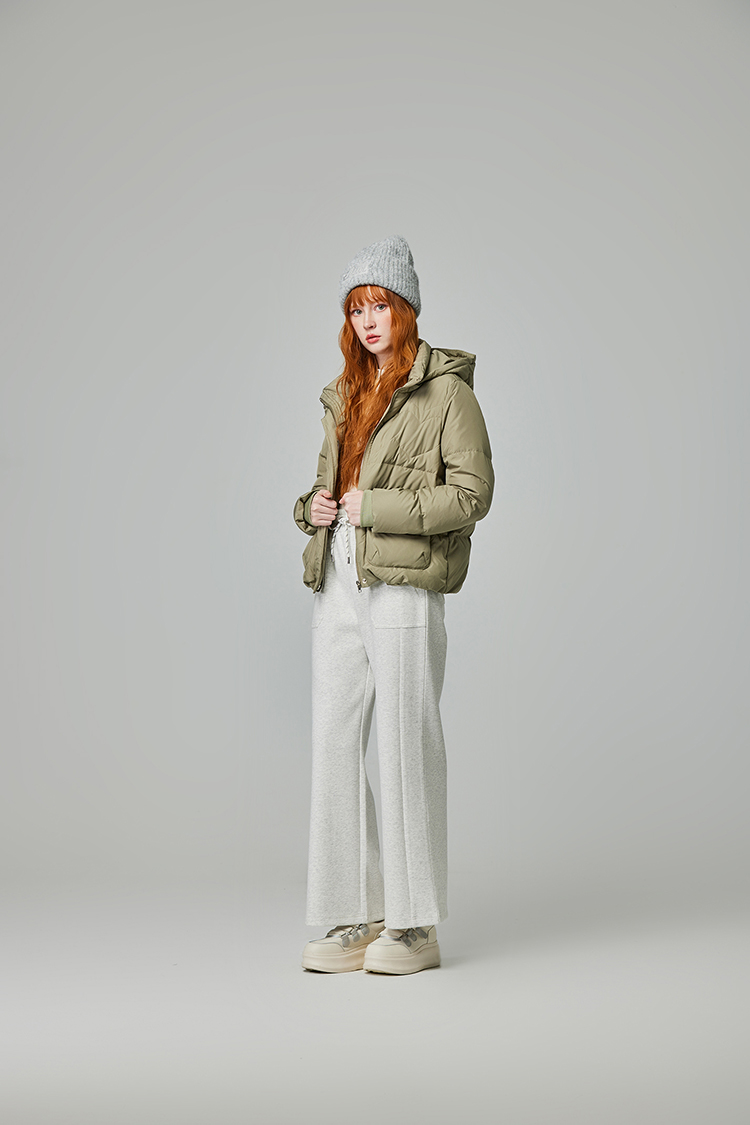 abito愛心羽絨連帽外套