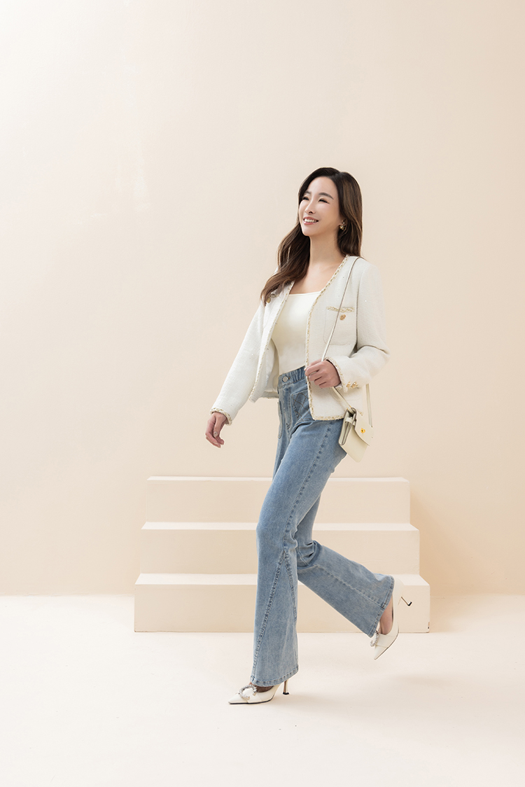 CHANG YU x abito經典金邊雙口袋外套