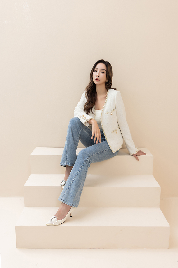 CHANG YU x abito經典金邊雙口袋外套