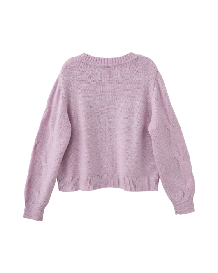 abito立體蝴蝶結針織上衣