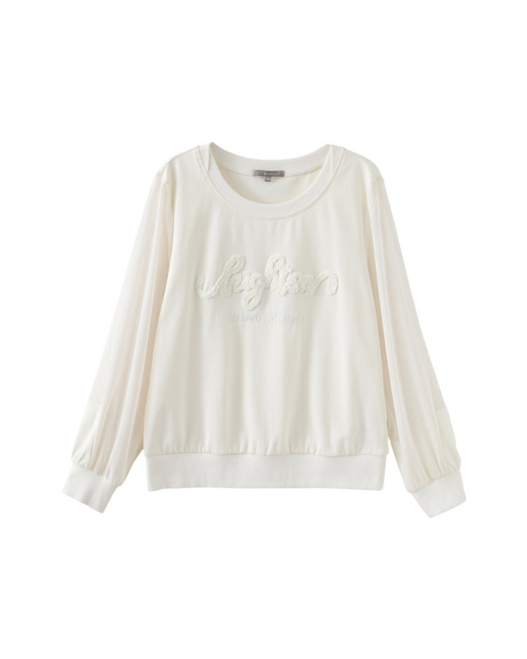 abito立體棉質刺繡上衣