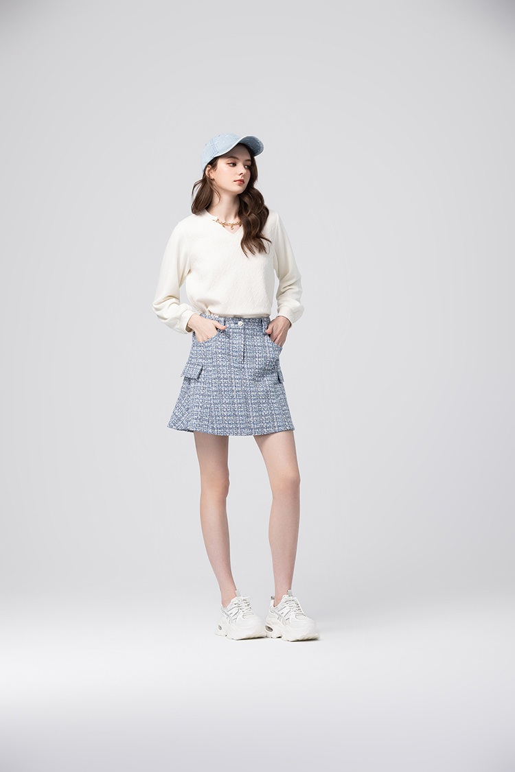 abitoV領愛心緹花上衣