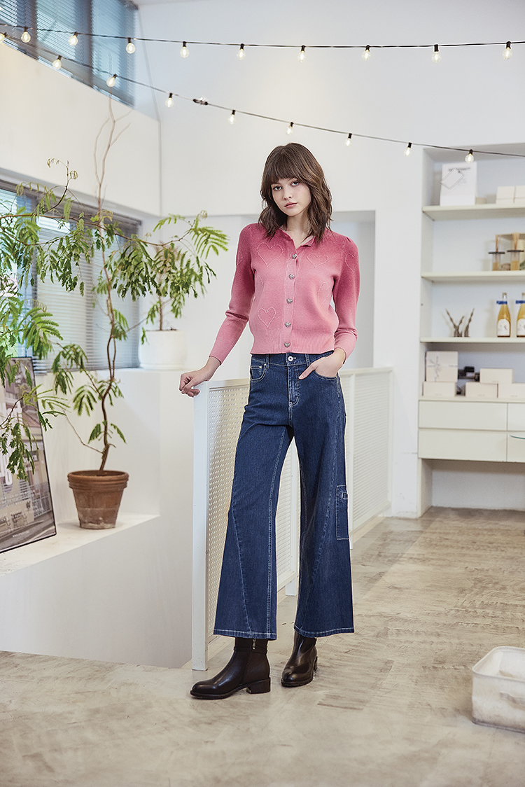 abito工裝口袋造型寬褲