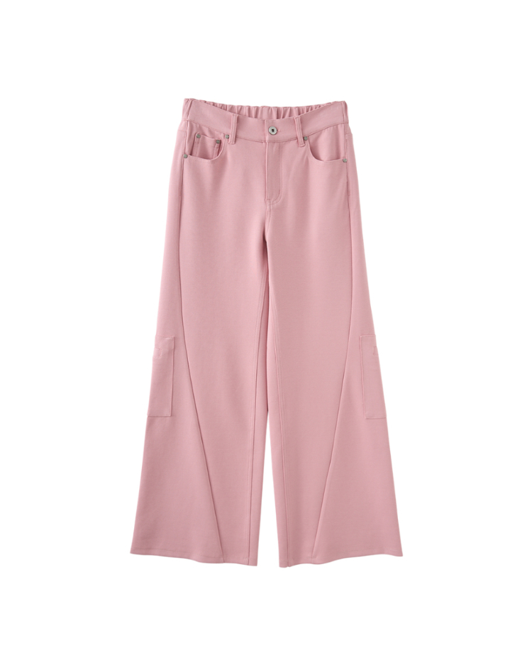 abito工裝口袋造型寬褲