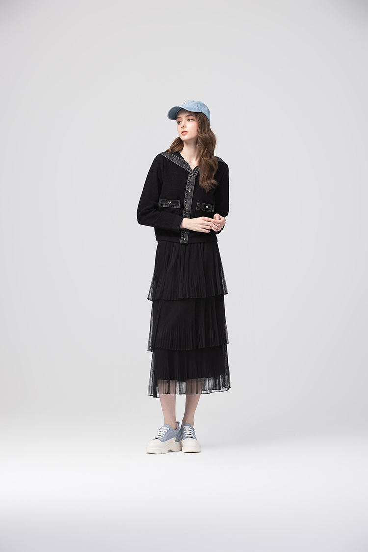 abito氣質網紗長裙