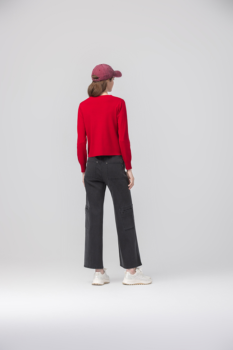 abito假兩件雙層針織上衣