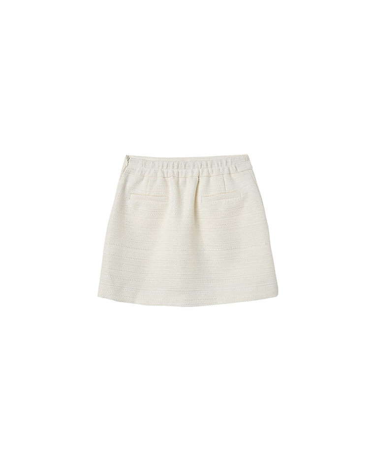 DITA輕奢風格鈕釦短裙
