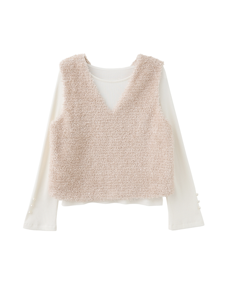 DITA兩件式浪漫花紗背心上衣