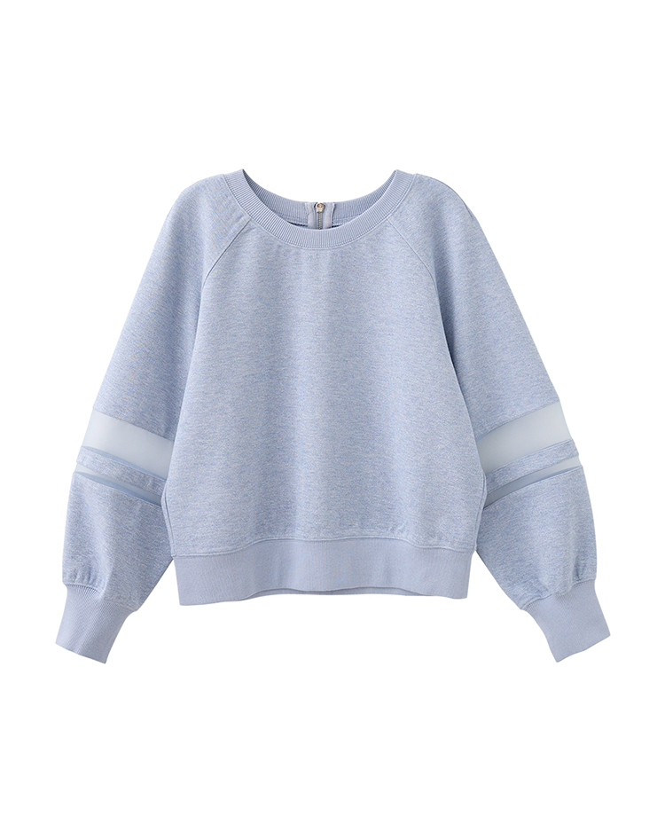 DITA金蔥拉克蘭拼接上衣