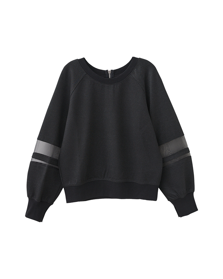 DITA金蔥拉克蘭拼接上衣