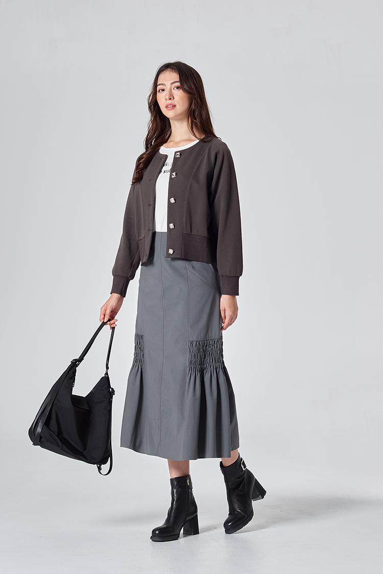 DITA修身簡約長袖上衣