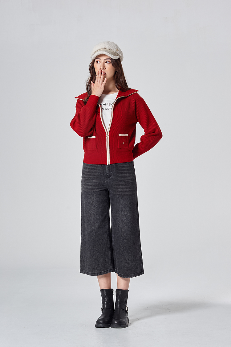 DITA修身簡約長袖上衣