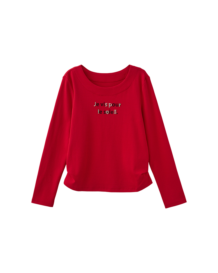 DITA修身簡約長袖上衣