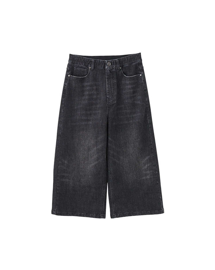 DITA個性七分牛仔寬褲