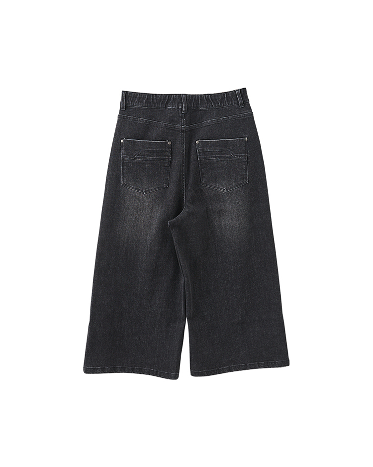 DITA個性七分牛仔寬褲