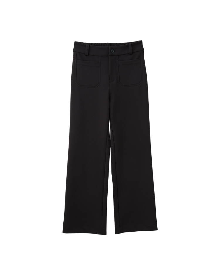 DITA多口袋修身小喇叭褲