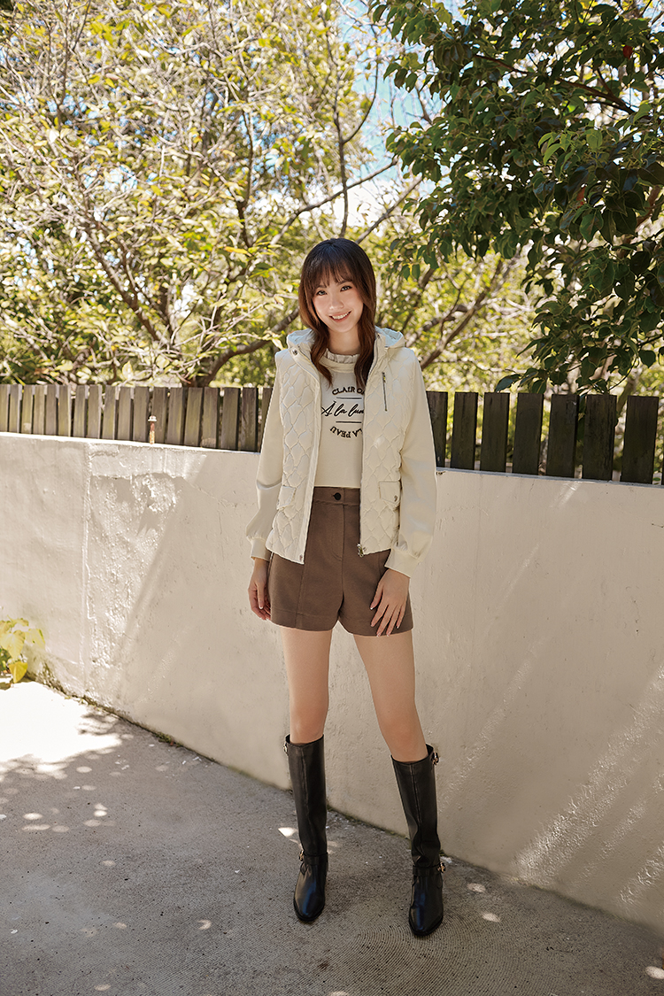 DITA造型剪接短褲