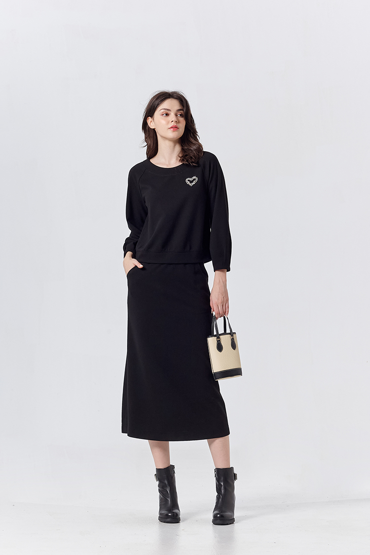 DITA兩件式氣質蝴蝶結套裝