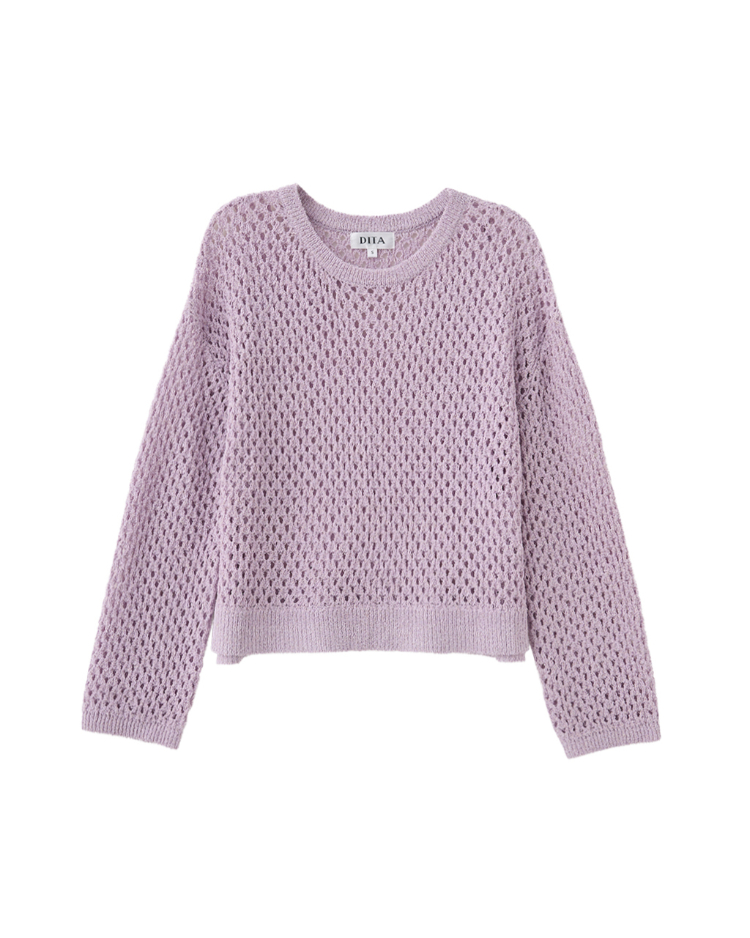 DITA簍空短版針織衫