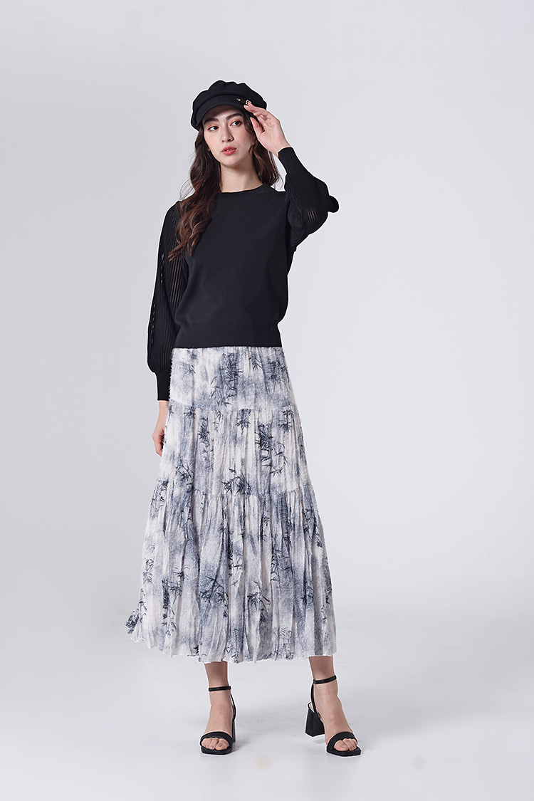 DITA微透膚優雅針織上衣