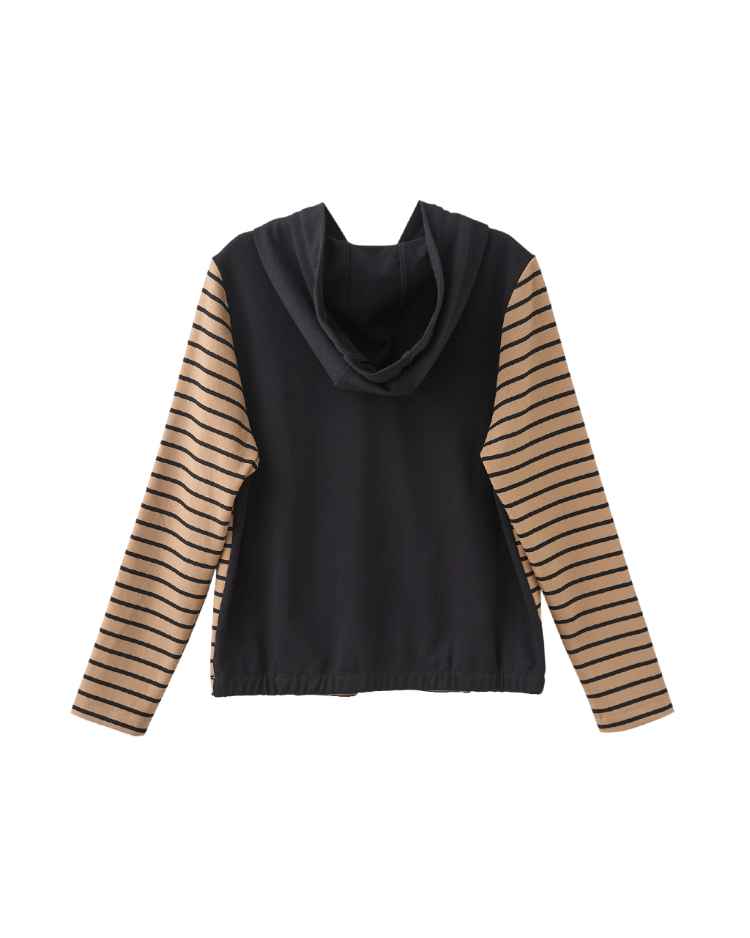 JOAN輕暖彈性薄帽T