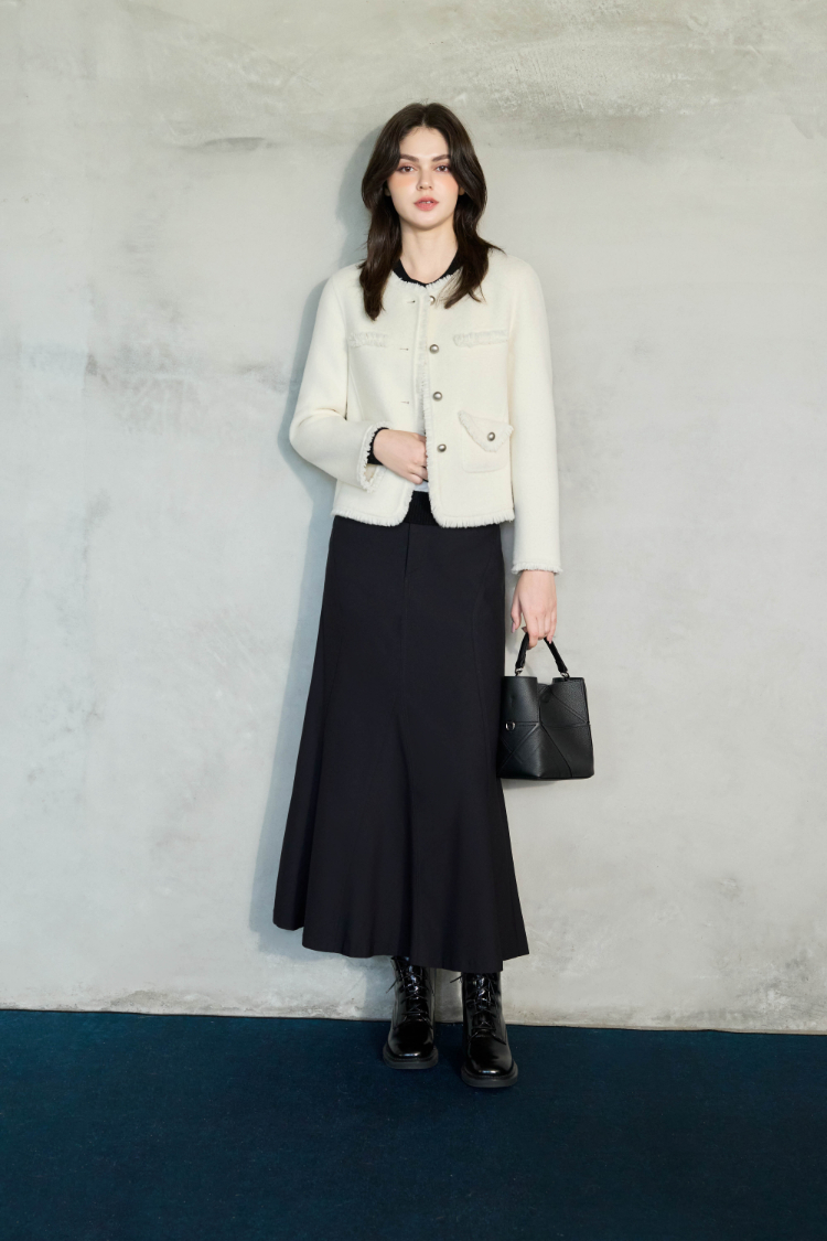 JOAN羊絨質感親膚針織上衣