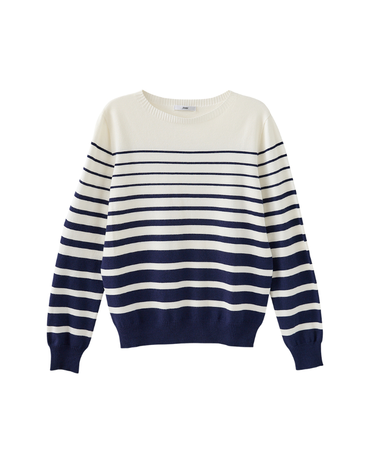 JOAN法式條紋百搭針織上衣