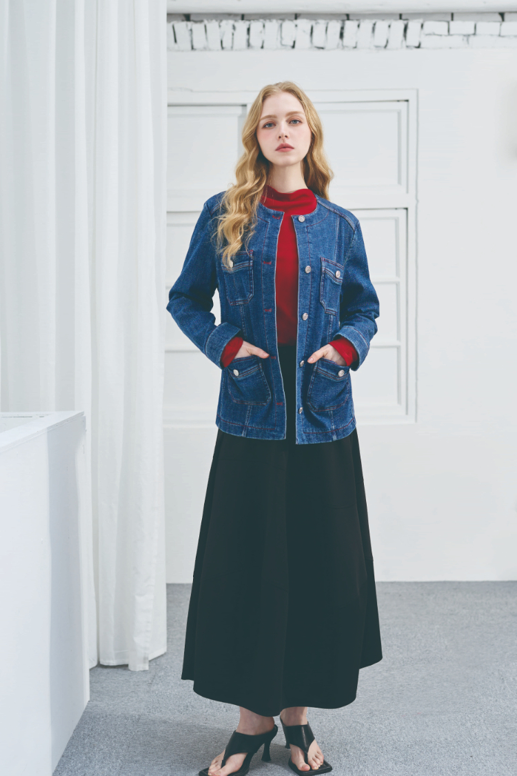 DENOVO立體剪裁彈性氣球裙